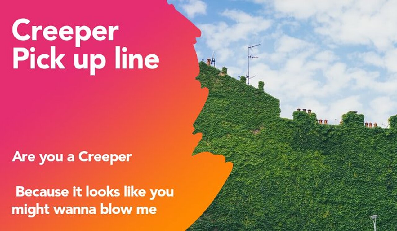 creeper pickup line
