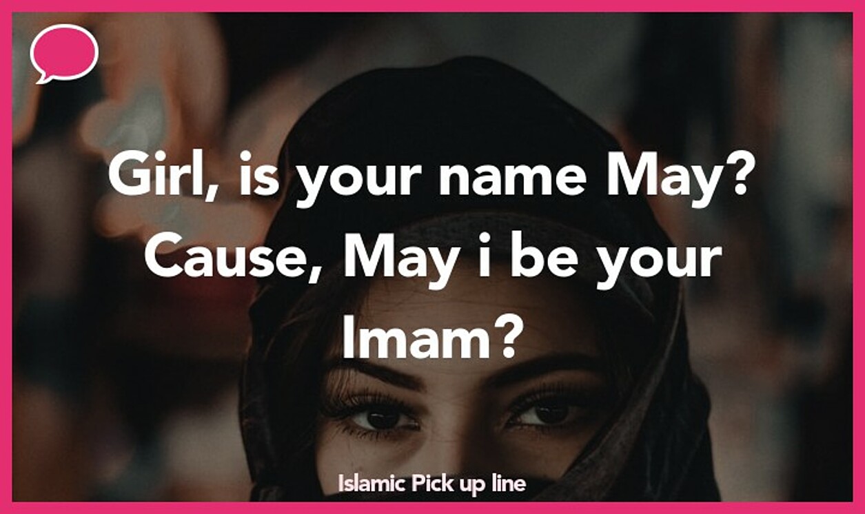 islamic pickup line