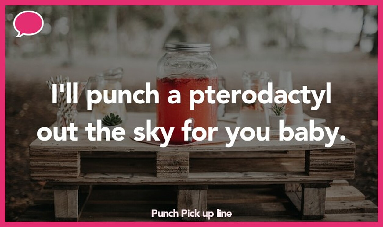 punch pickup line