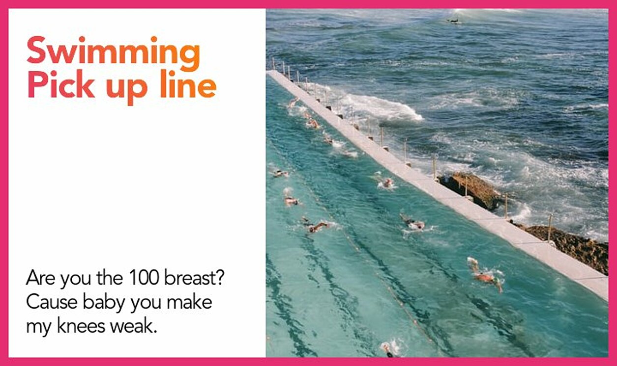 swimming pickup line