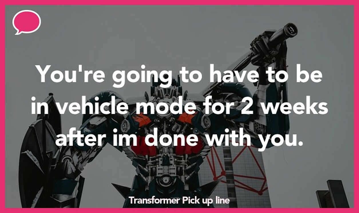 transformer pickup line
