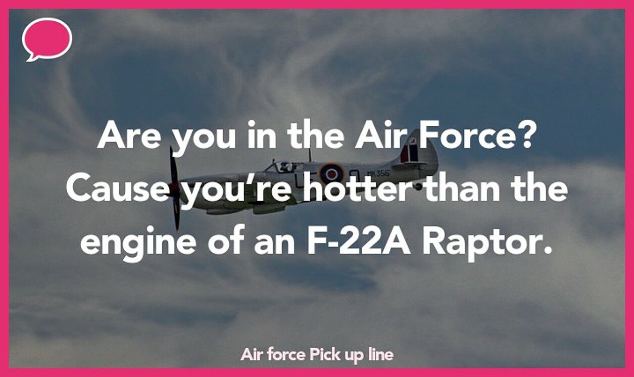 air force pickup line