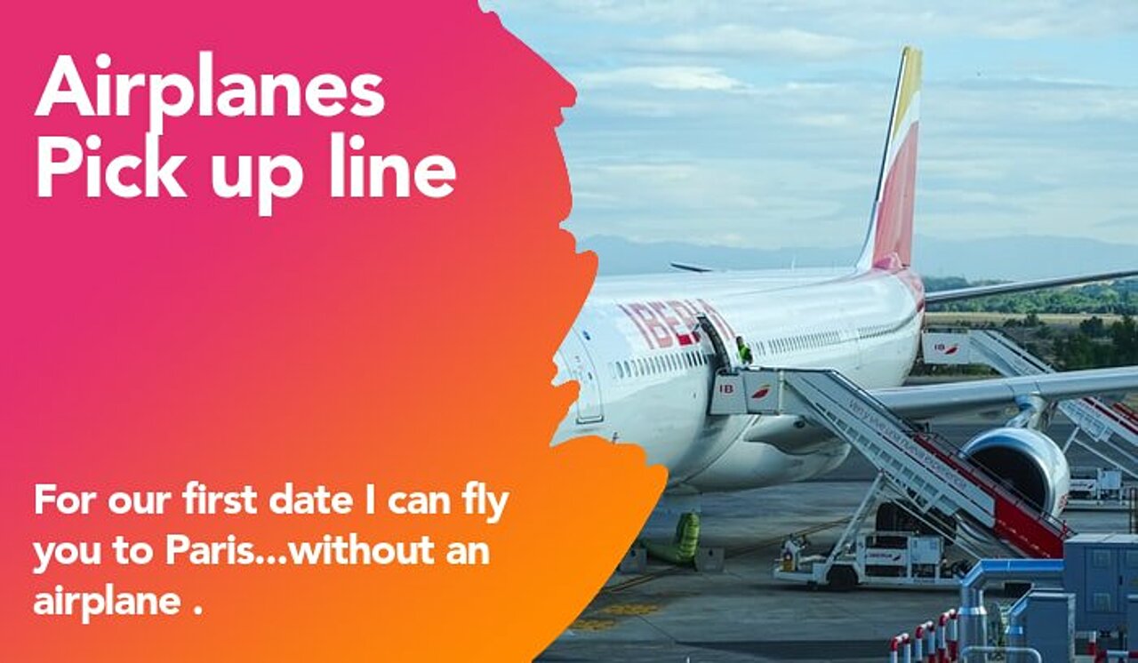 airplanes pickup line