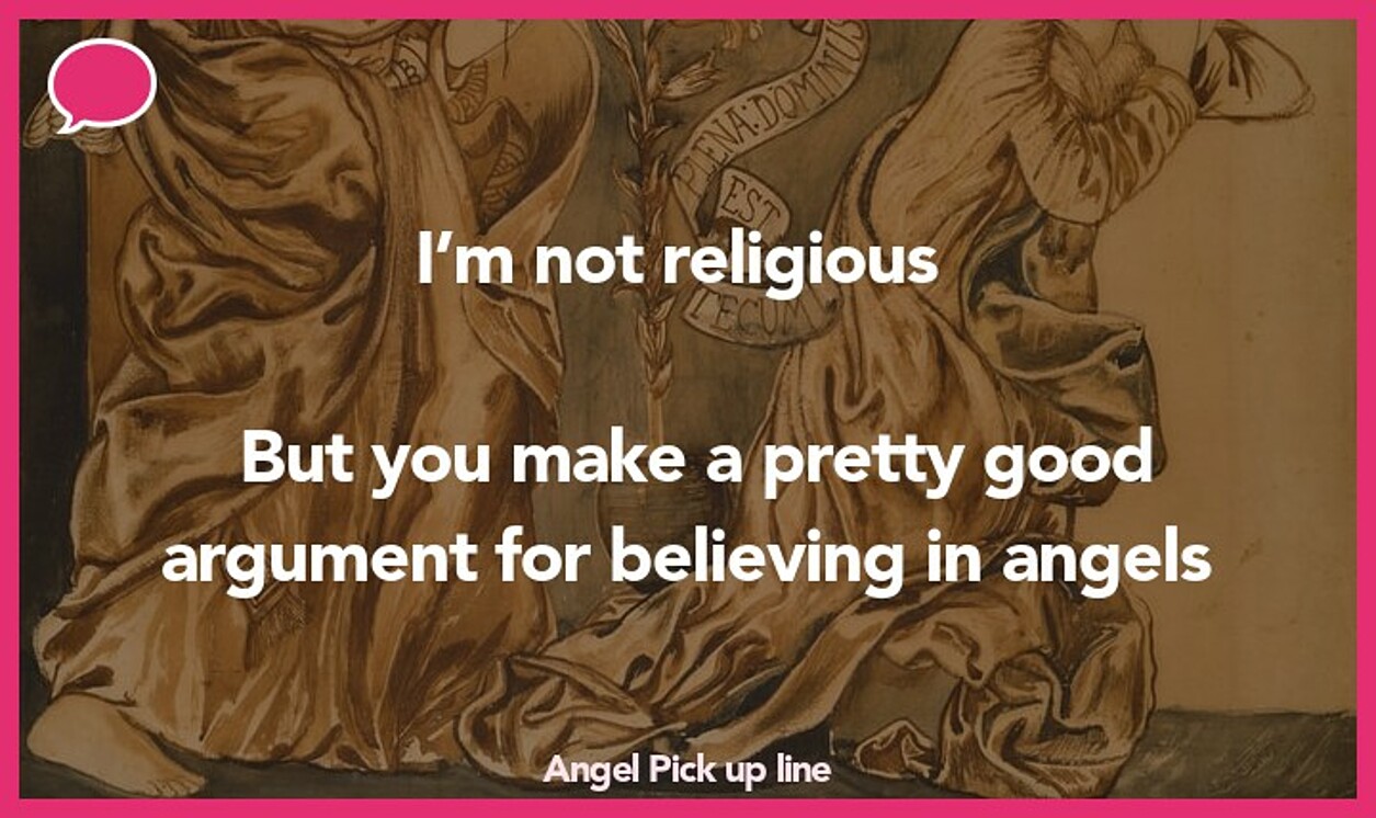 angel pickup line