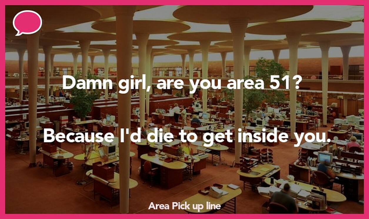 area pickup line