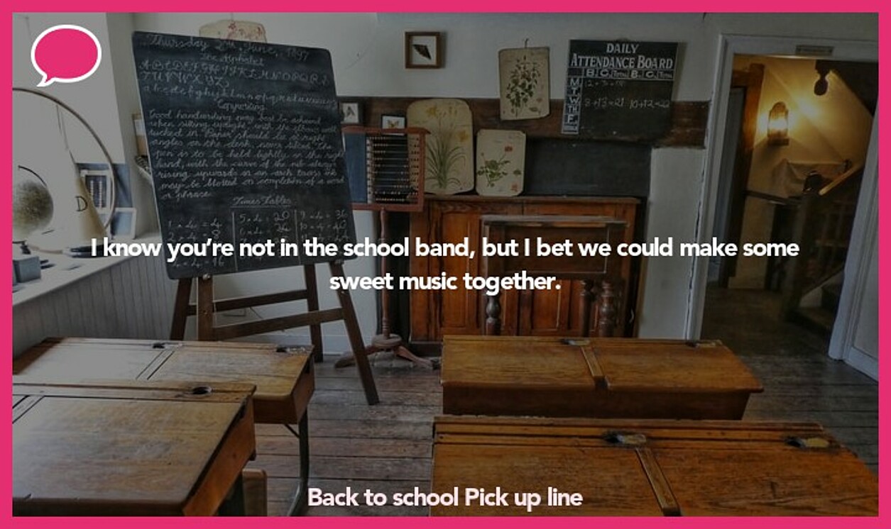 back to school pickup line