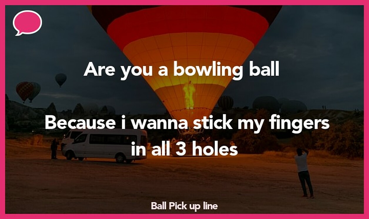 ball pickup line