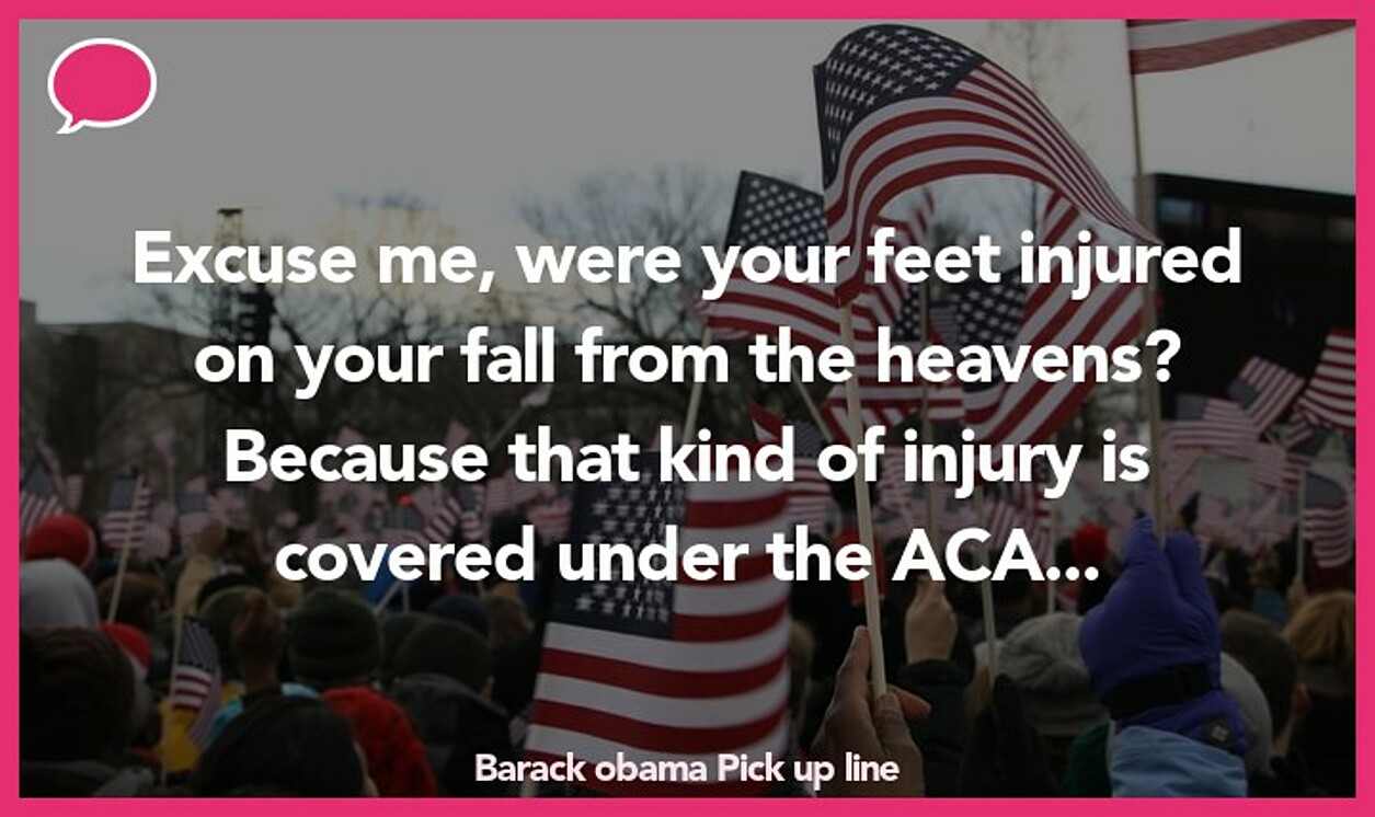 barack obama pickup line