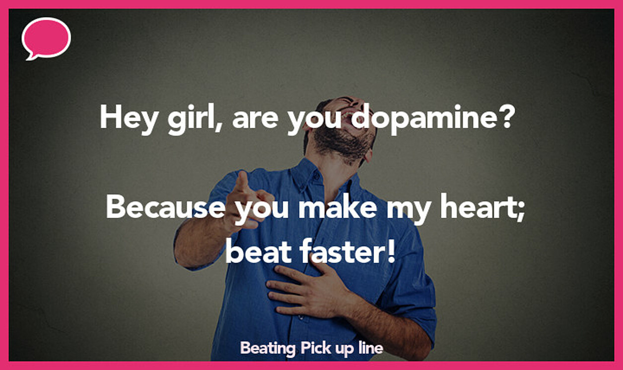 beating pickup line