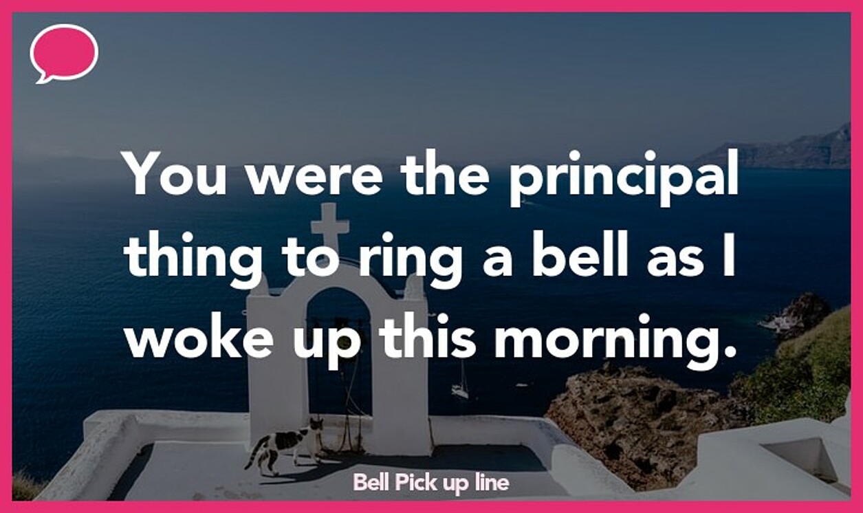 bell pickup line