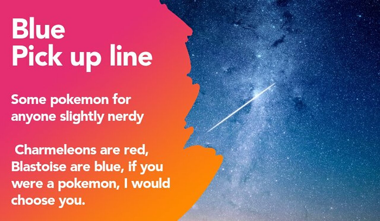 blue pickup line