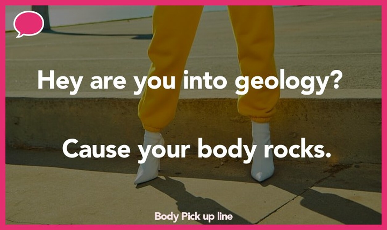 body pickup line