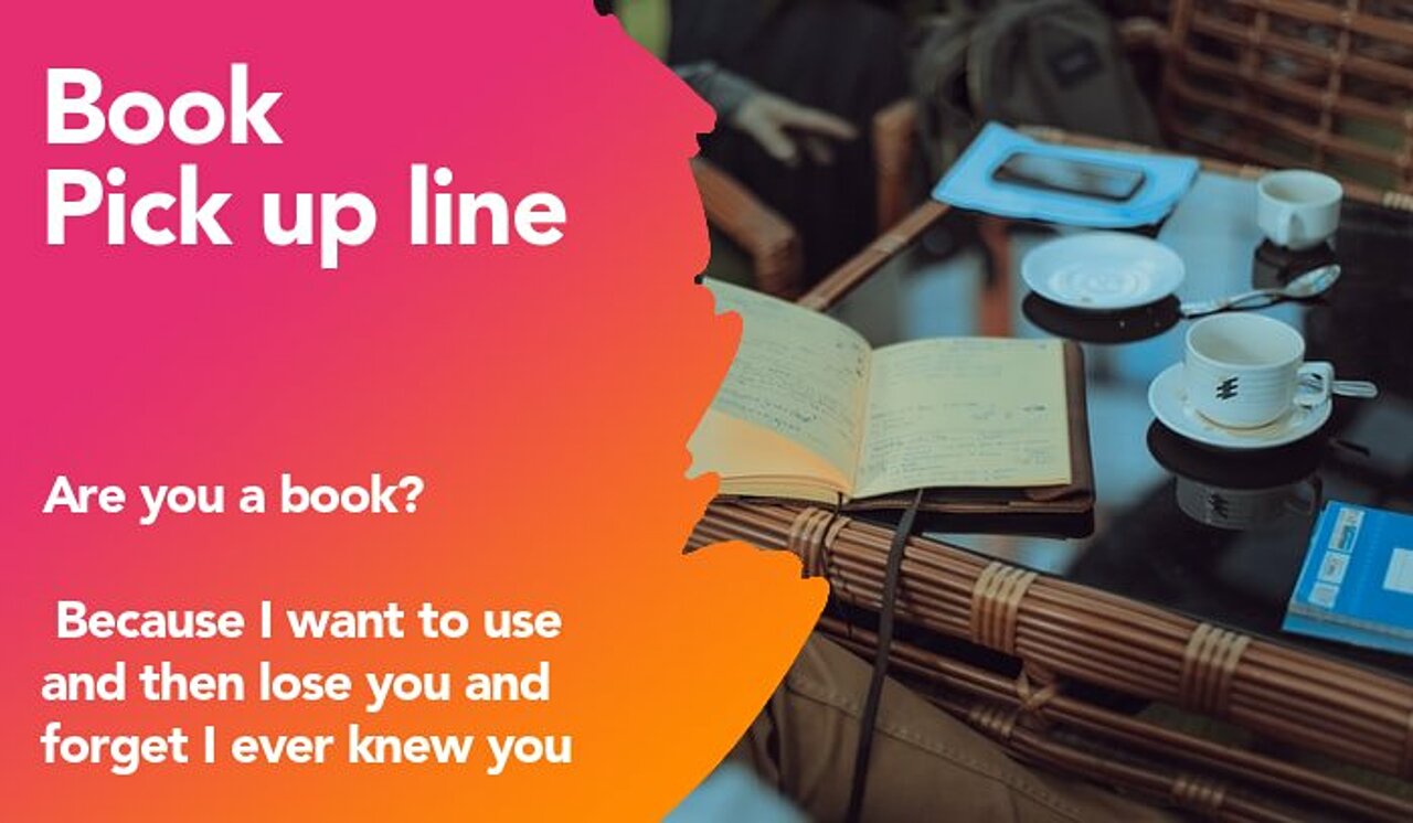 book pickup line