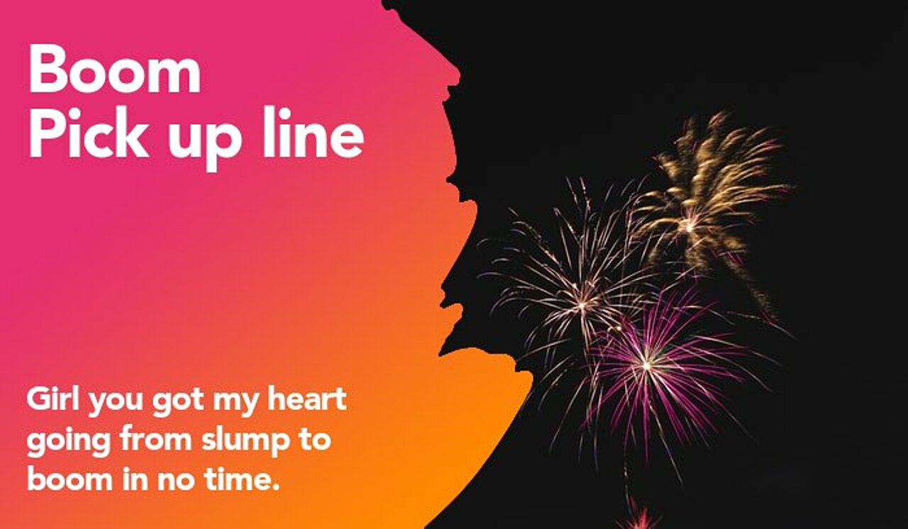 boom pickup line