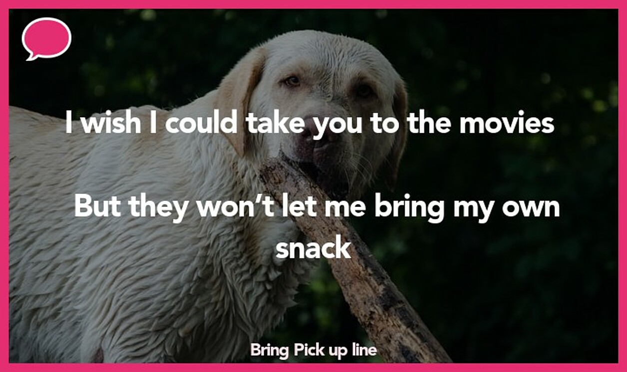 bring pickup line