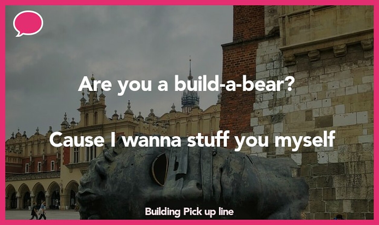 building pickup line