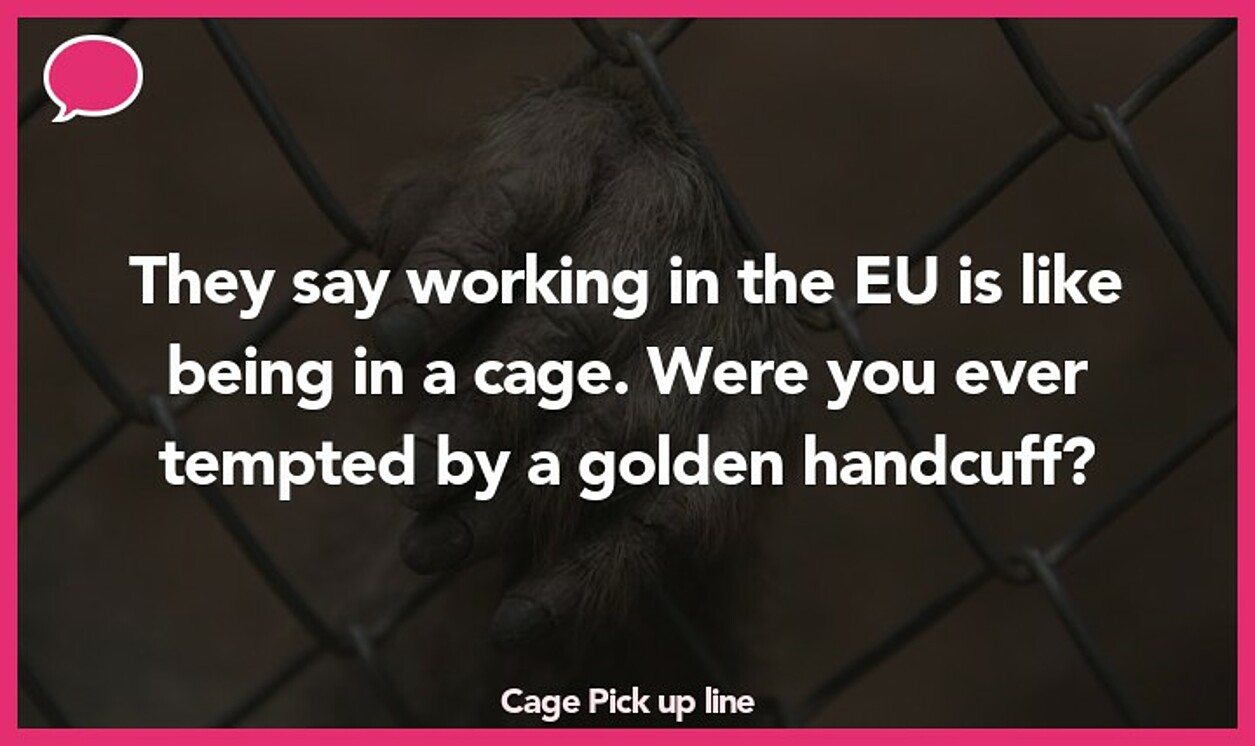 cage pickup line