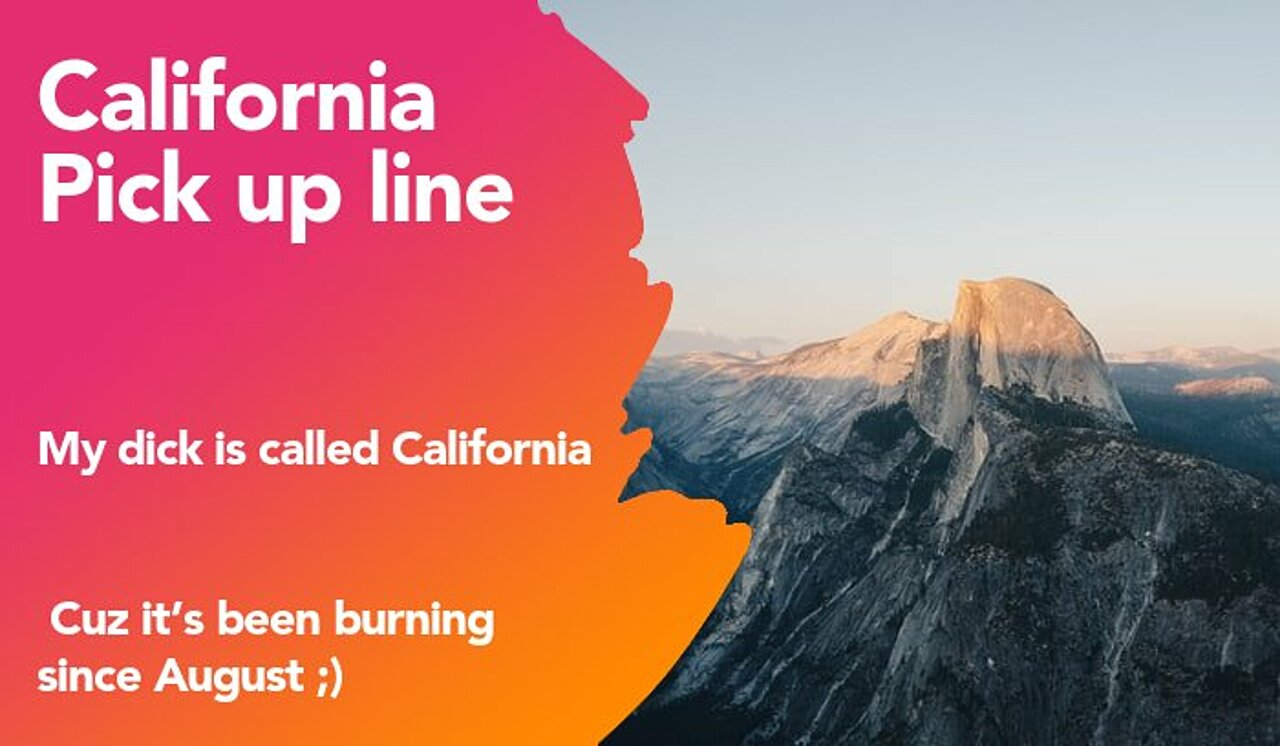 california pickup line