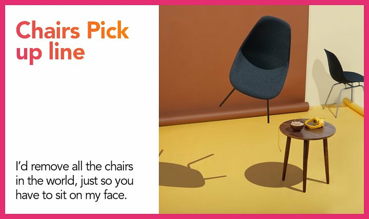 chairs pickup line