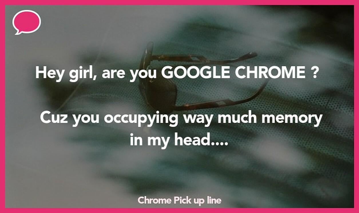 chrome pickup line