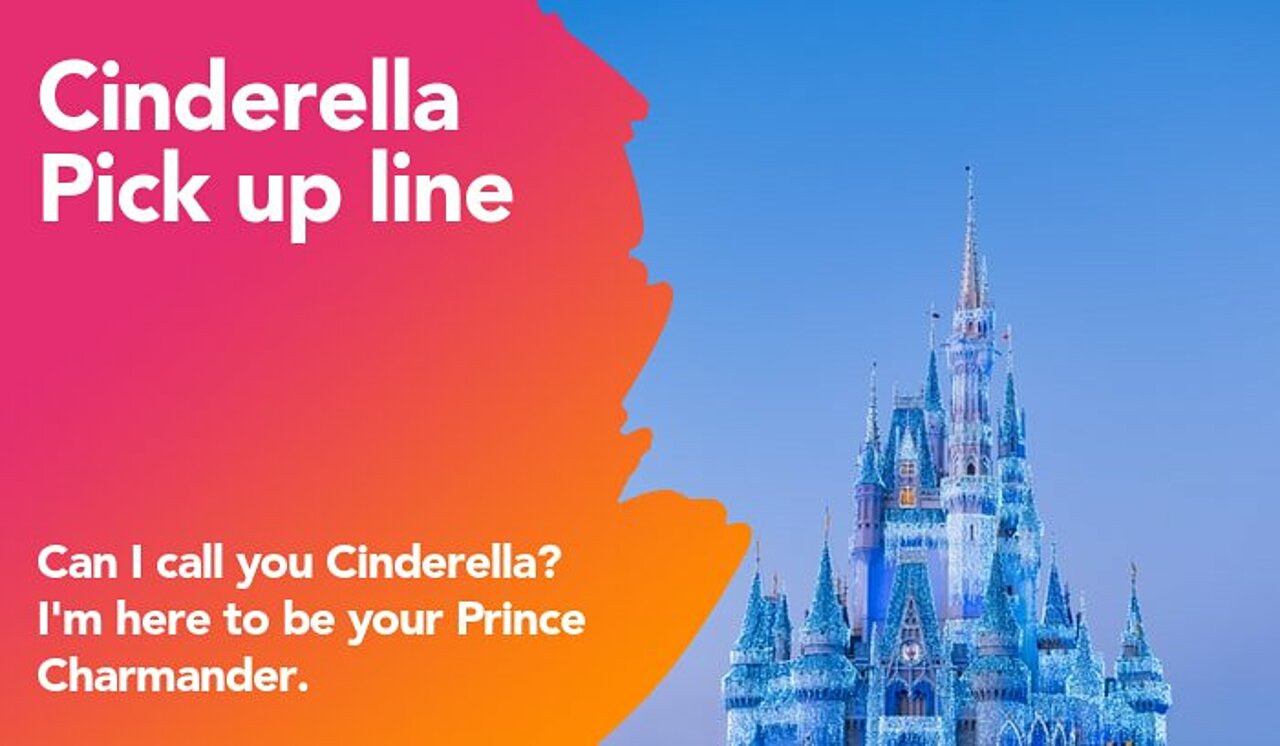 cinderella pickup line