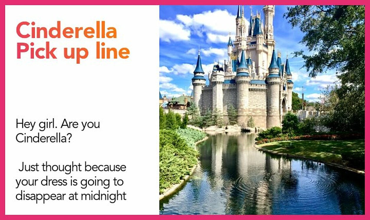 cinderella pickup line