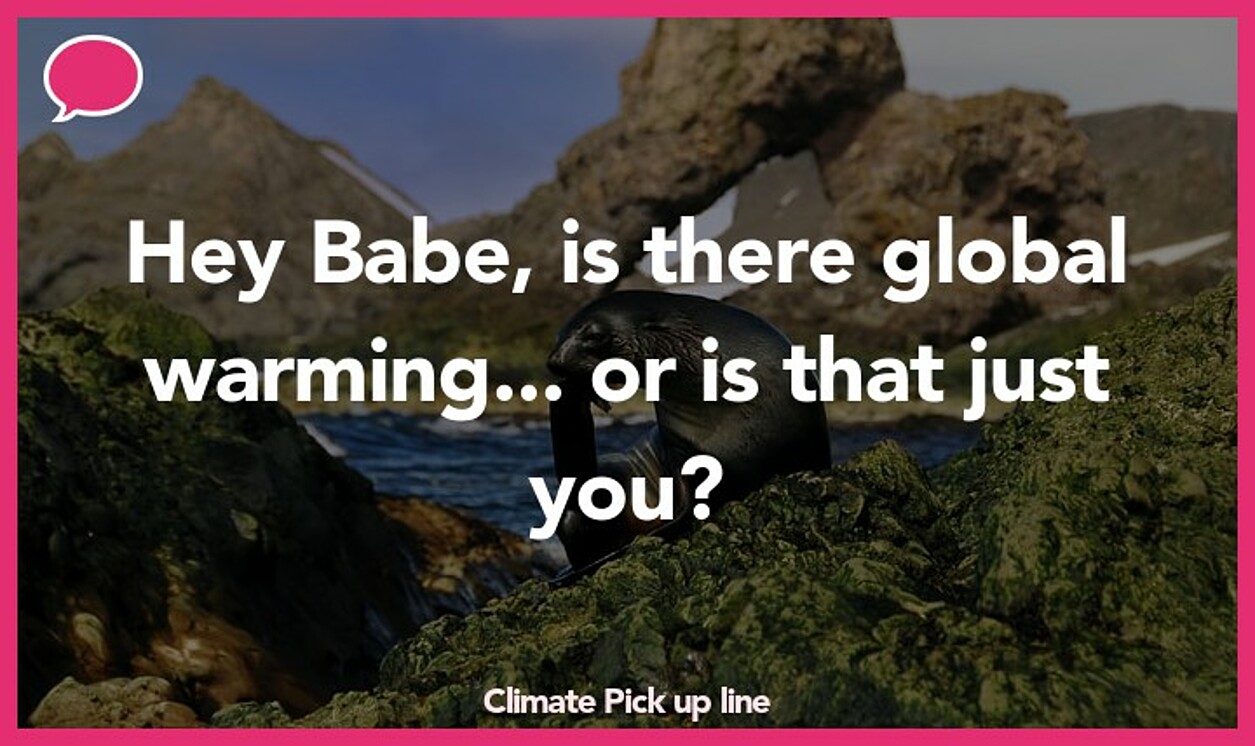 climate pickup line