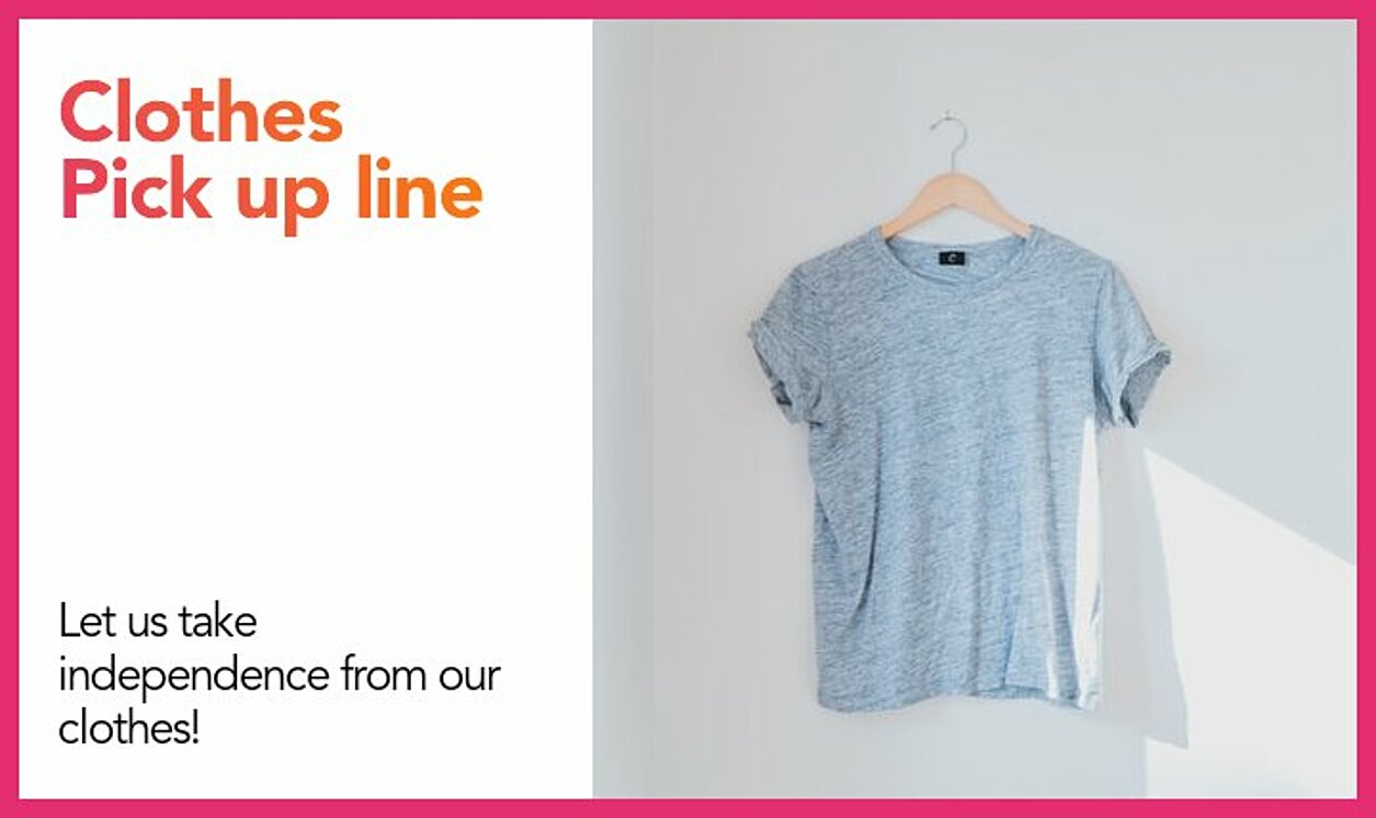 clothes pickup line