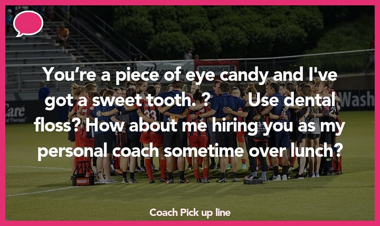 coach pickup line