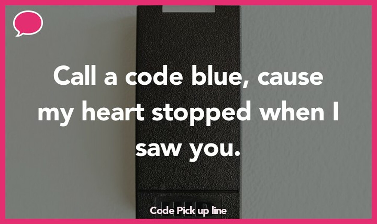 code pickup line