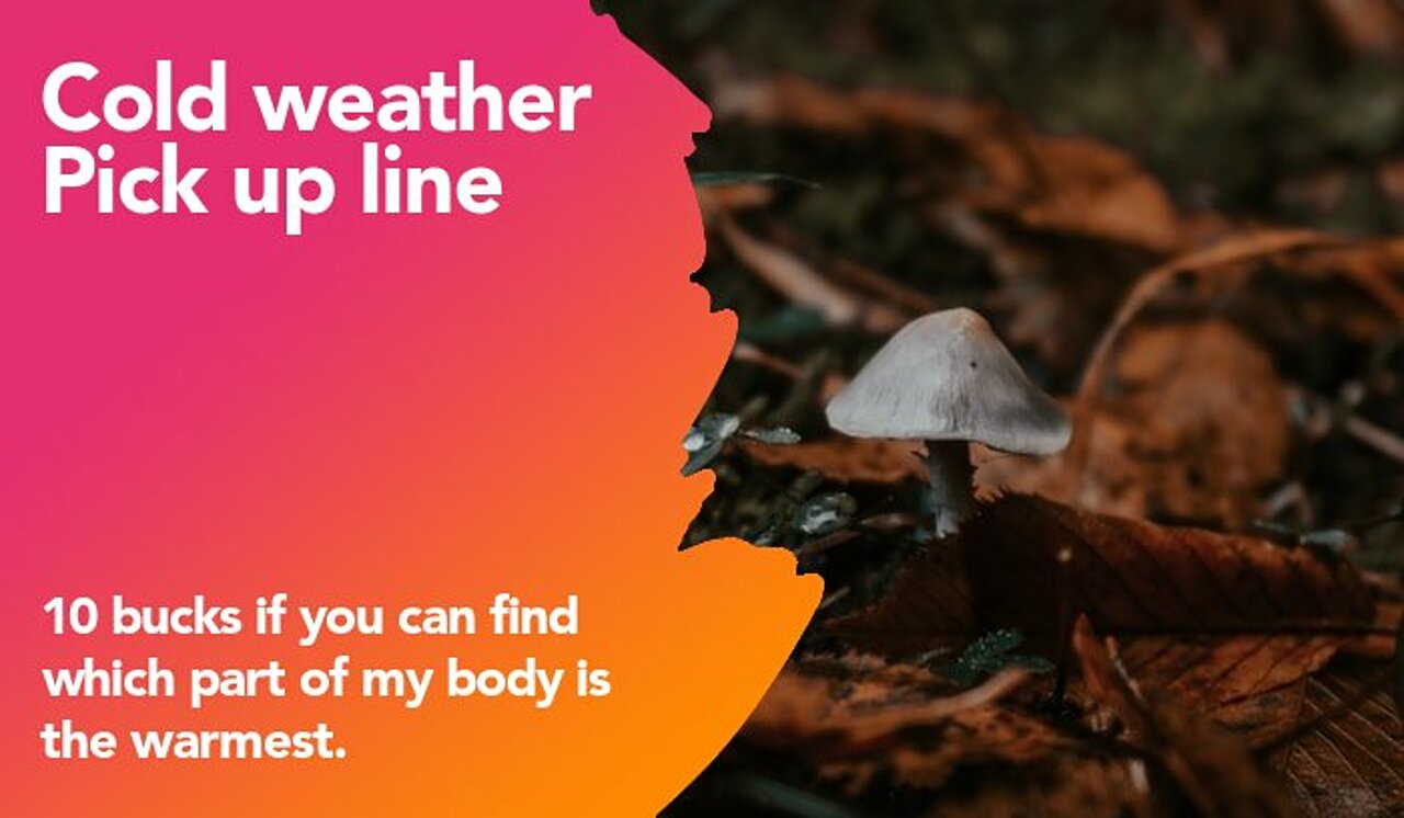 cold weather pickup line