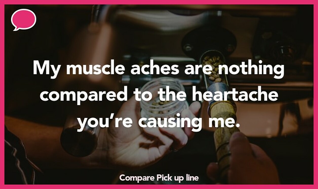 compare pickup line