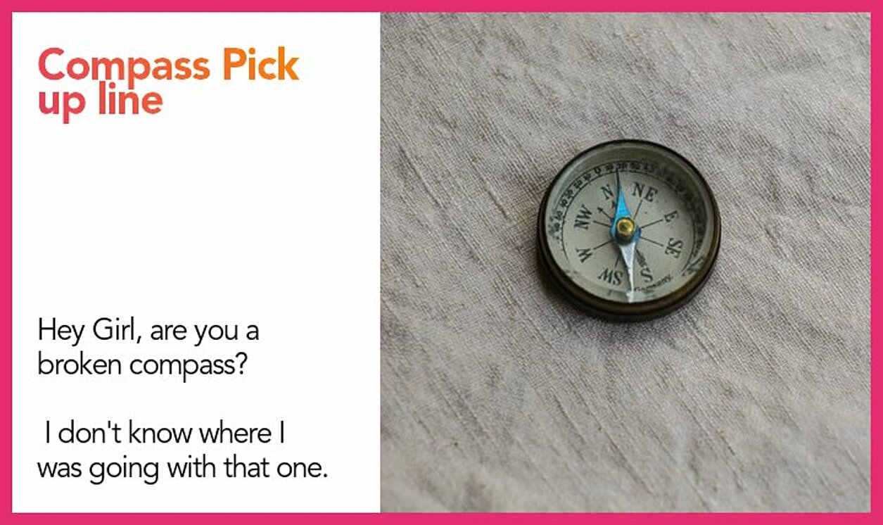 compass pickup line