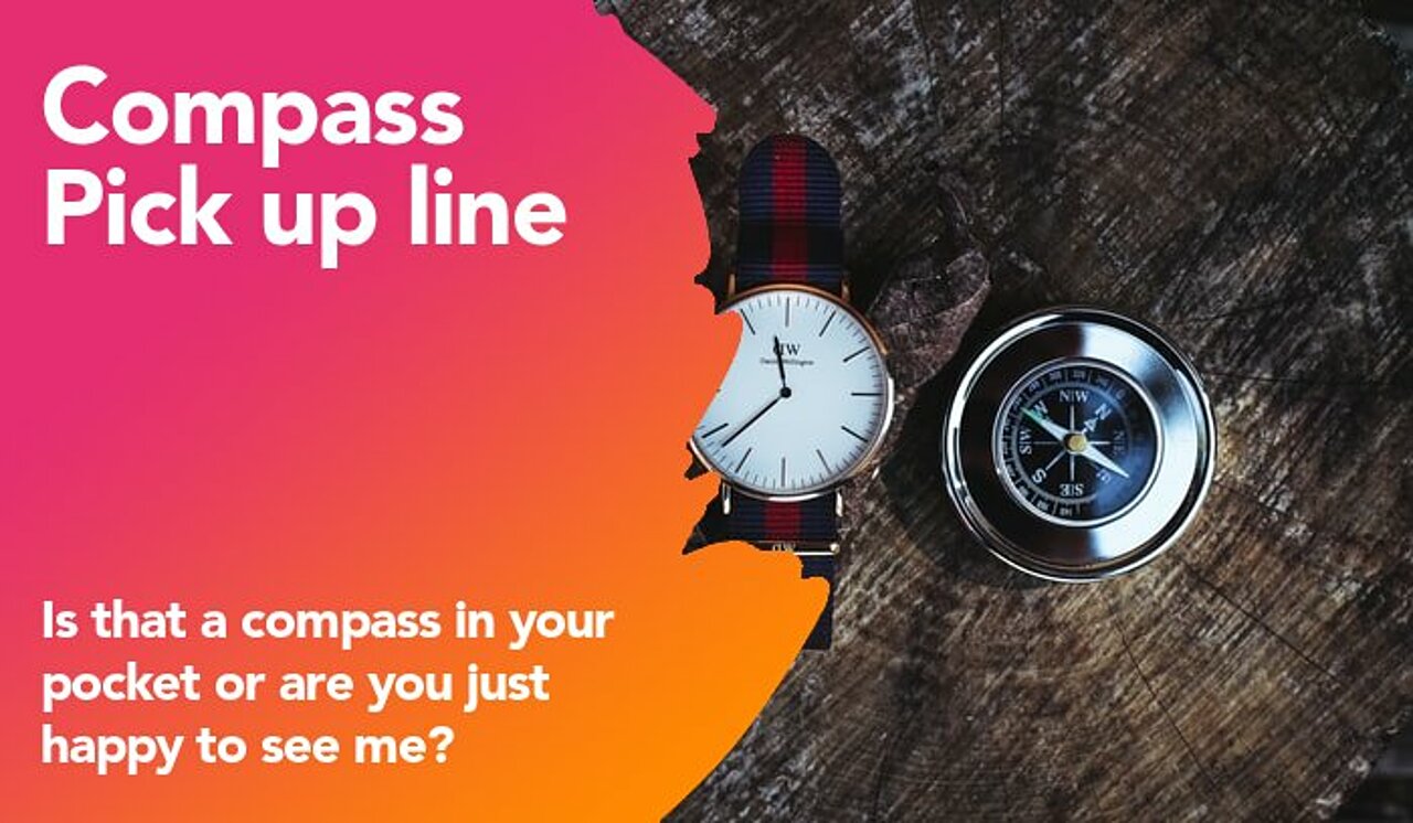 compass pickup line