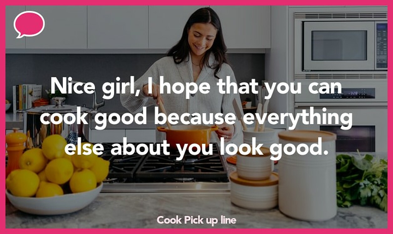 cook pickup line