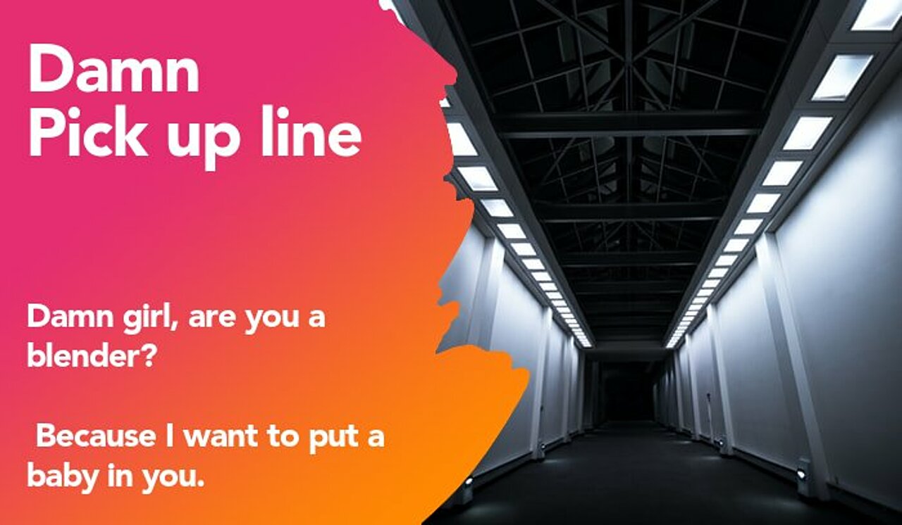 damn pickup line