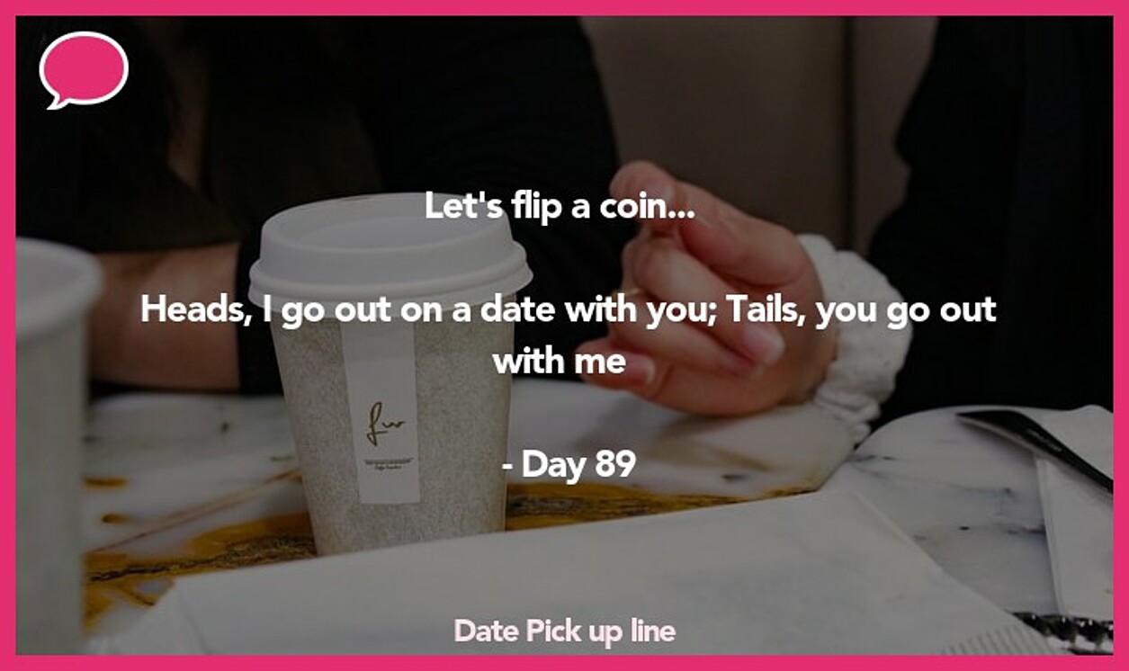 date pickup line