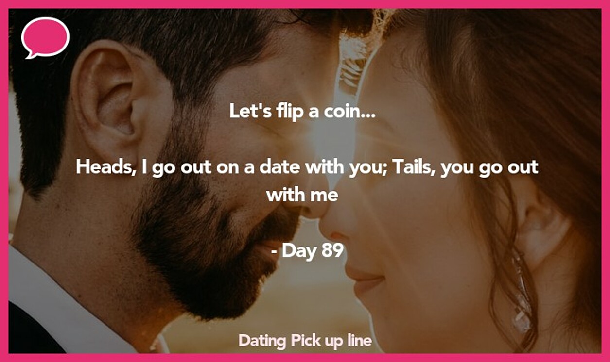 dating pickup line