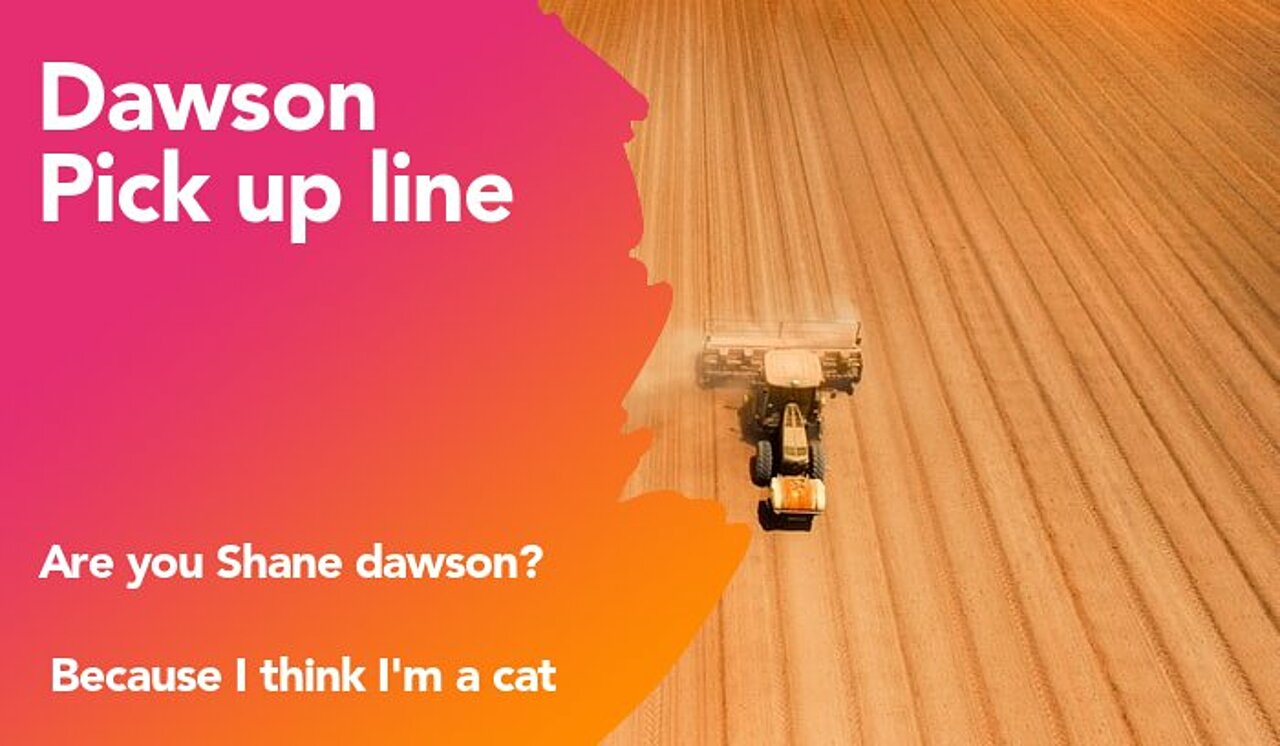 dawson pickup line