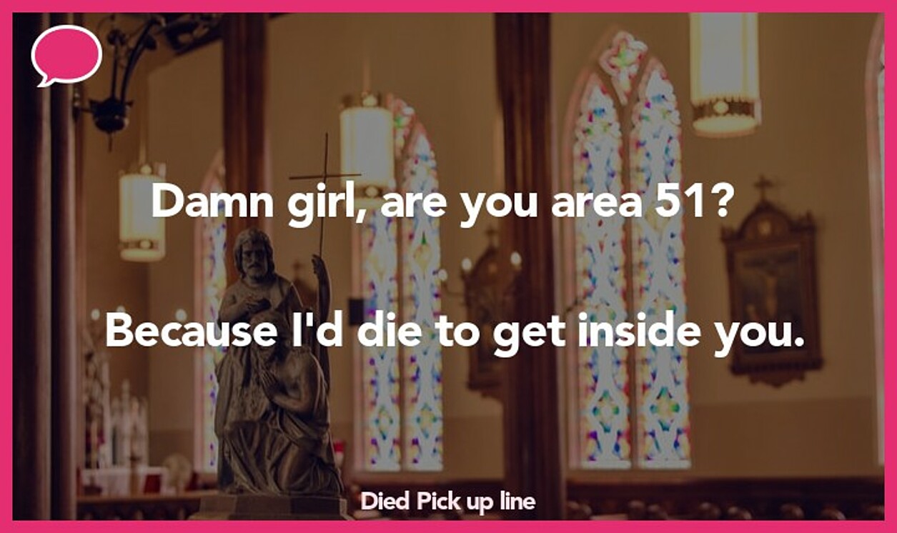 died pickup line