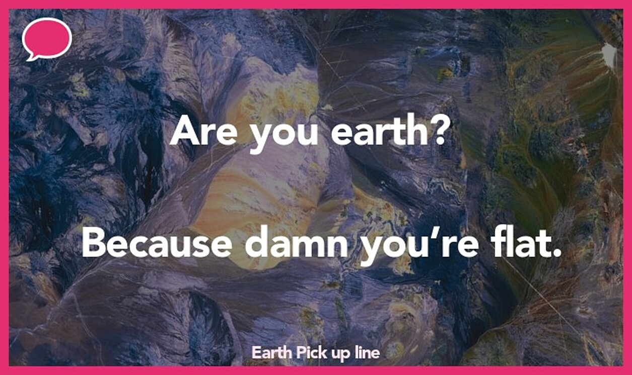 earth pickup line