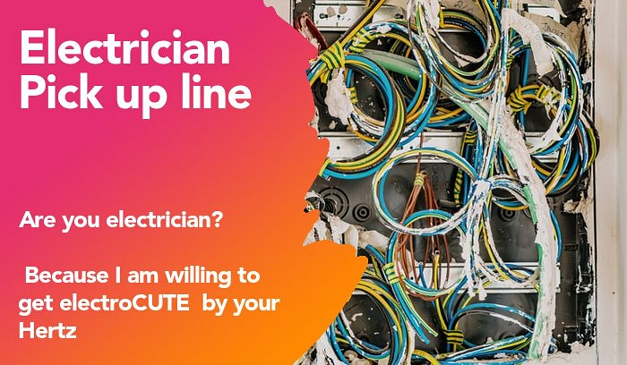 electrician pickup line