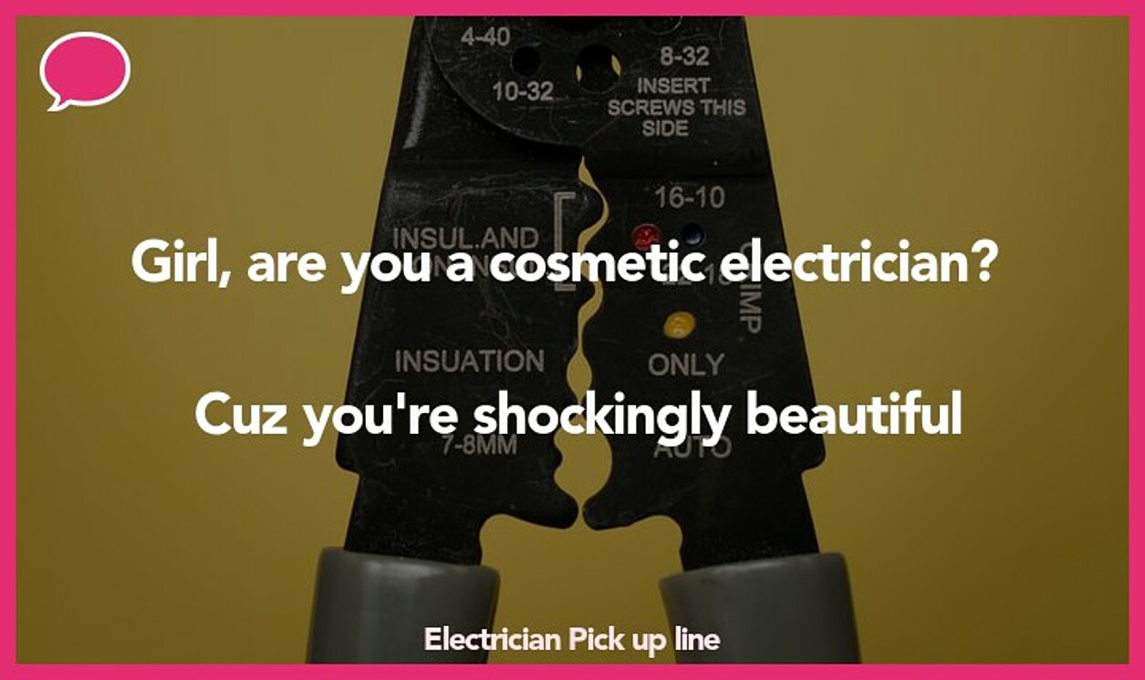 electrician pickup line