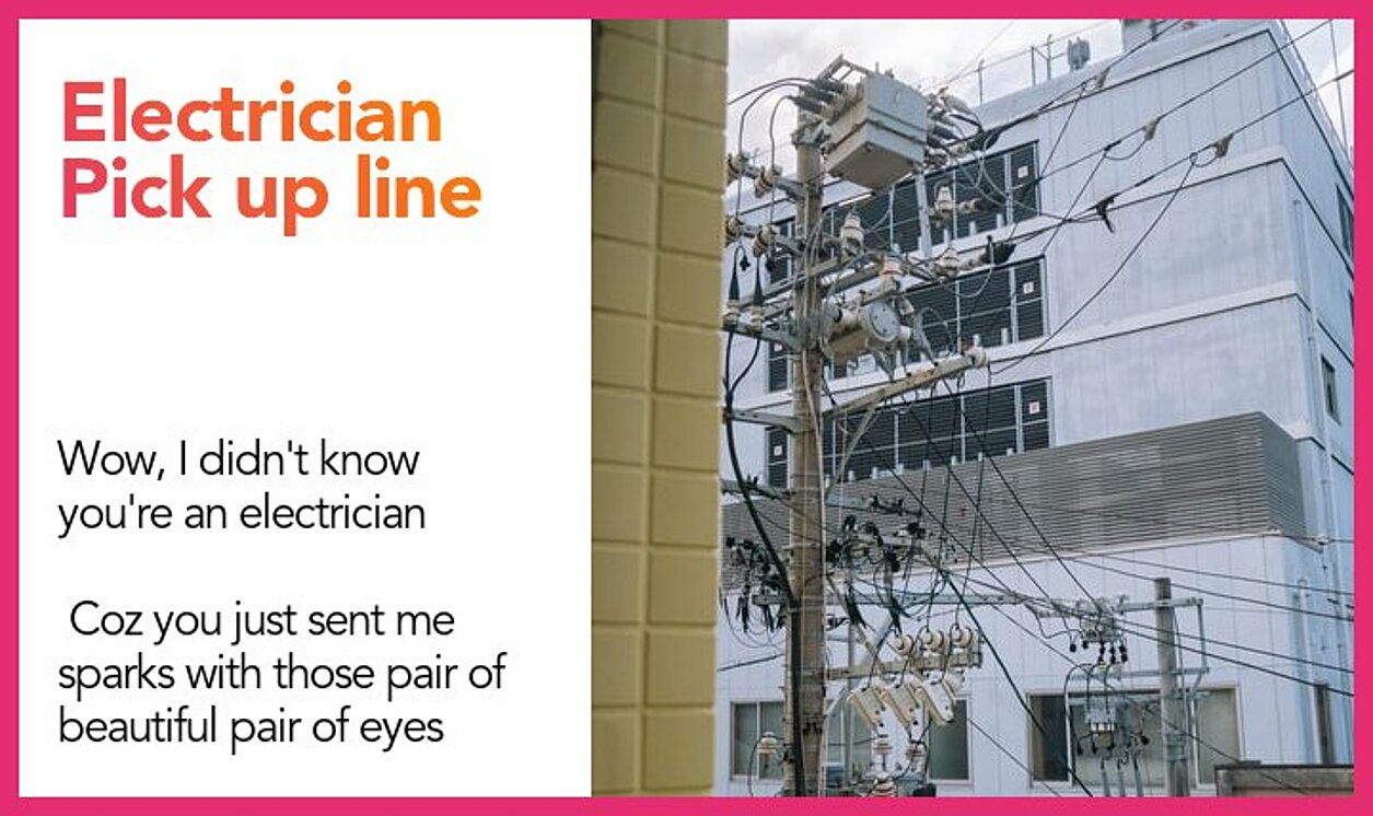 electrician pickup line