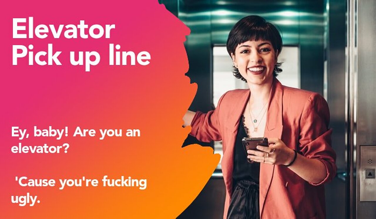 elevator pickup line