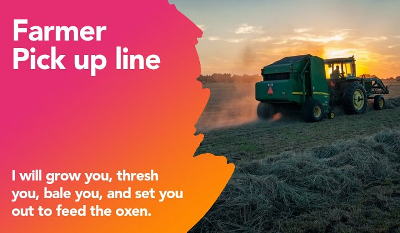 farmer pickup line