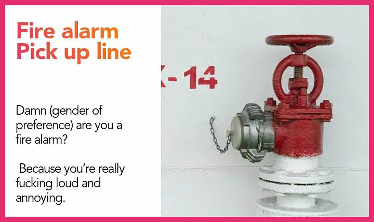 fire alarm pickup line