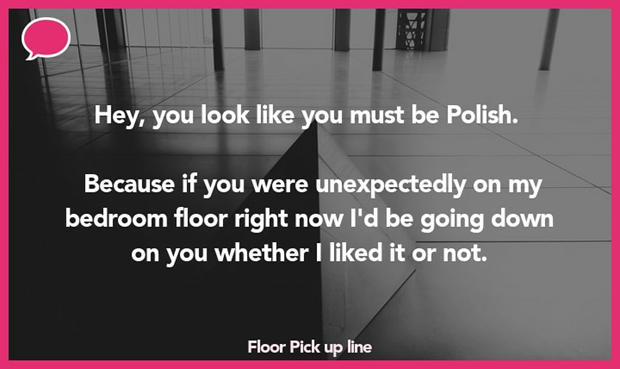 floor pickup line