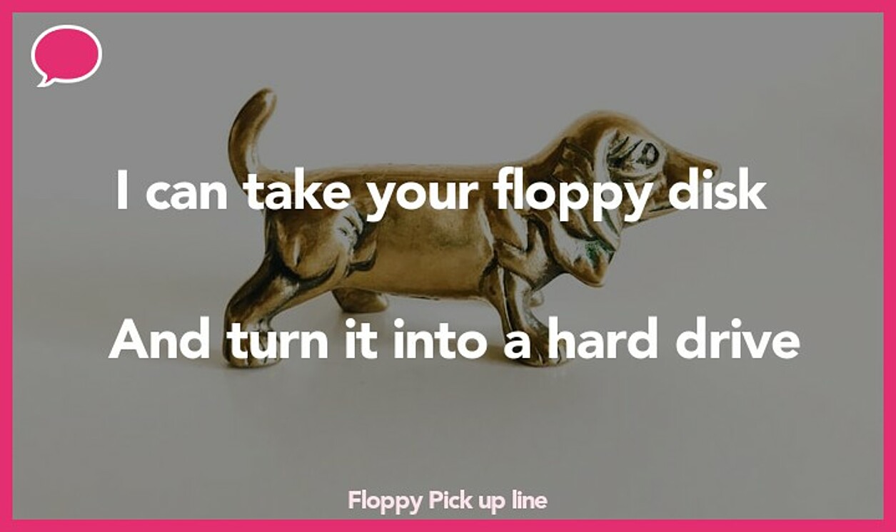 floppy pickup line