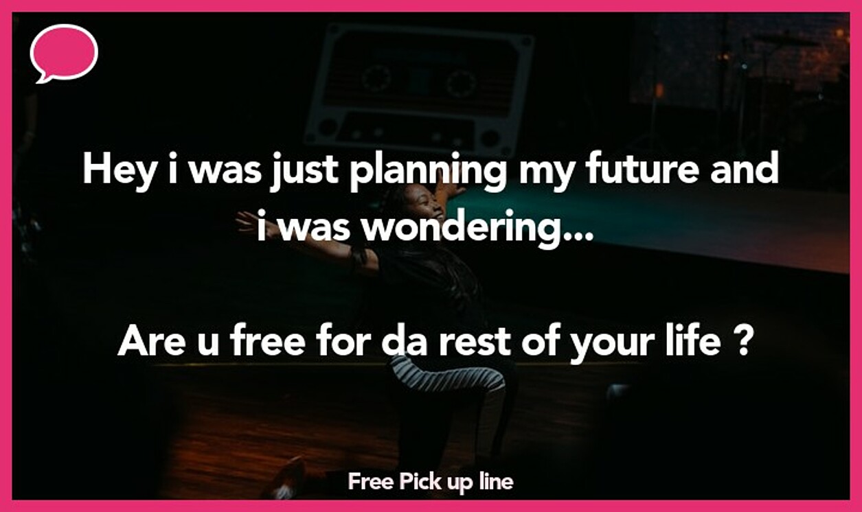 free pickup line